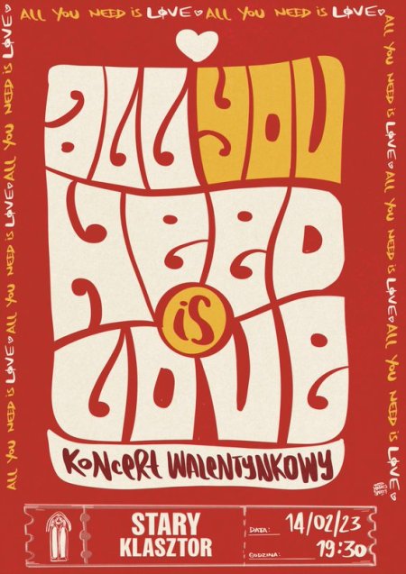 Koncert Walentynkowy &quot;All You Need Is Love&quot; - koncert