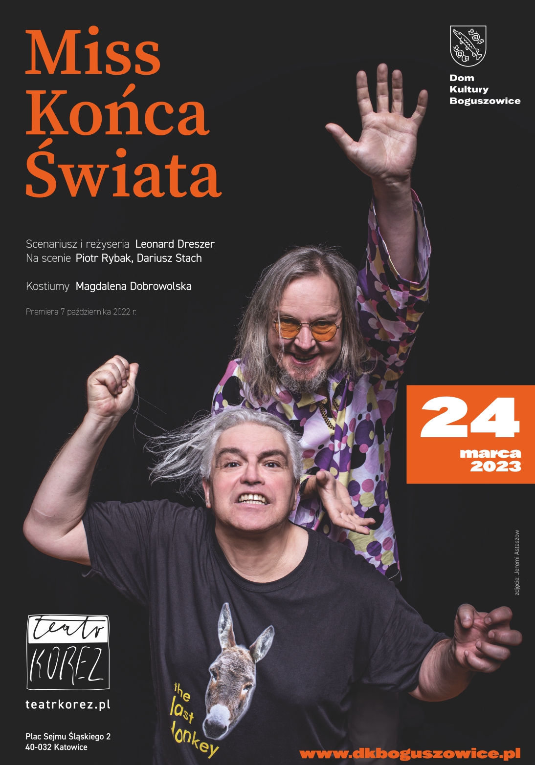 Plakat Teatr KOREZ - Miss Końca Świata 128337