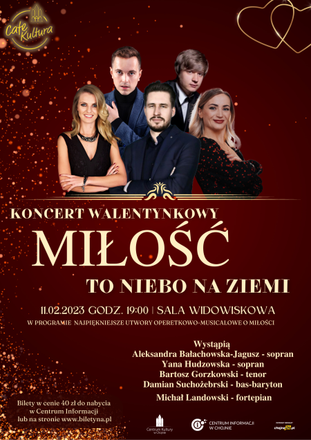 Koncert walentynkowy "Miłość to niebo na ziemi" - koncert