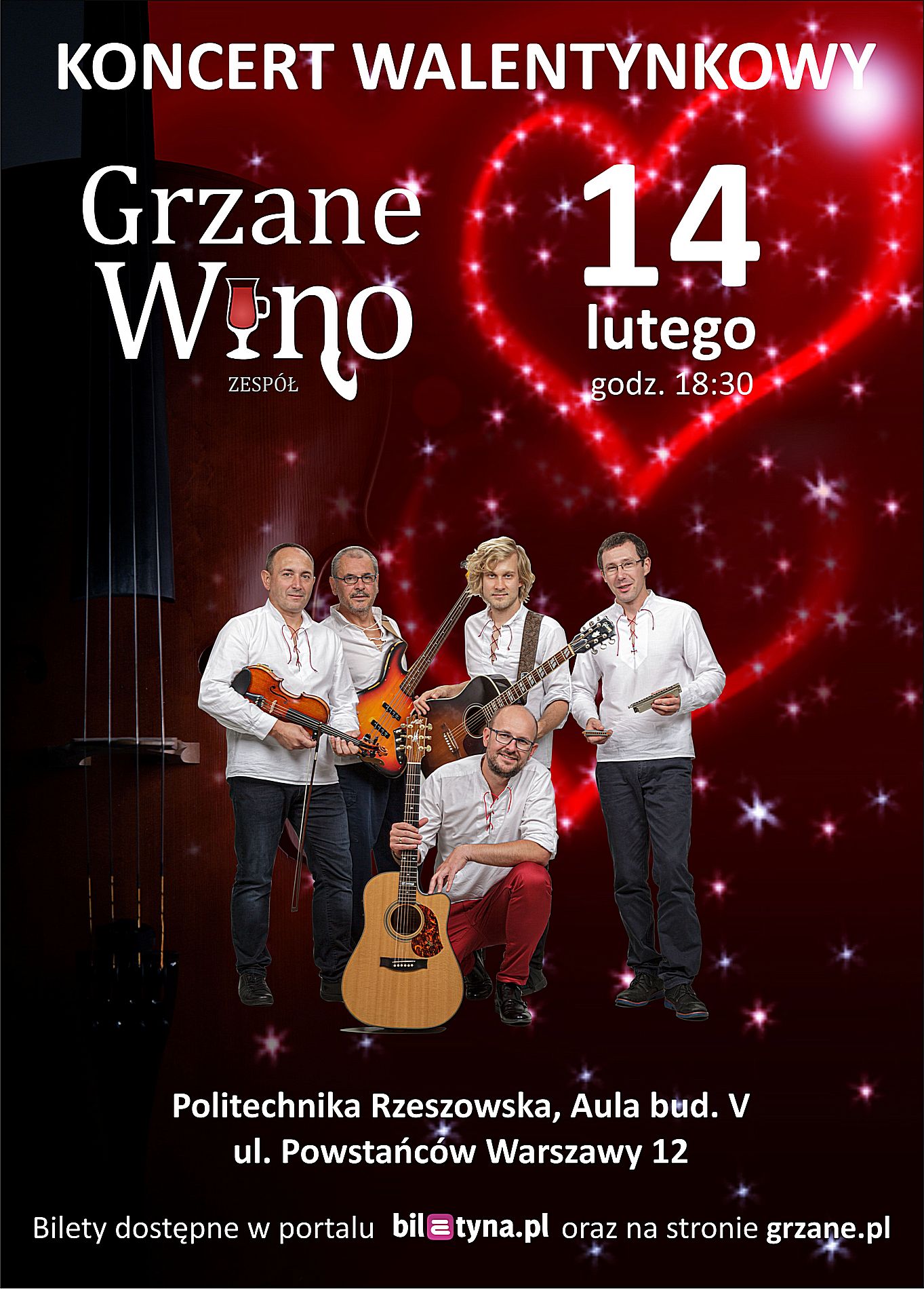 Plakat Grzane Wino - Koncert Walentynkowy 129765