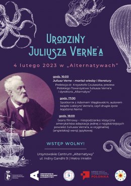 Juliusz Verne – mariaż wiedzy i literatury | Prelekcja dr. Krzysztofa Czubaszka - inne