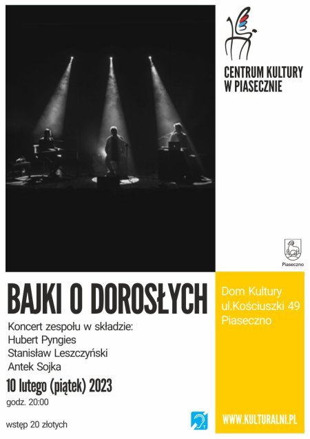 Bajki o dorosłych - koncert