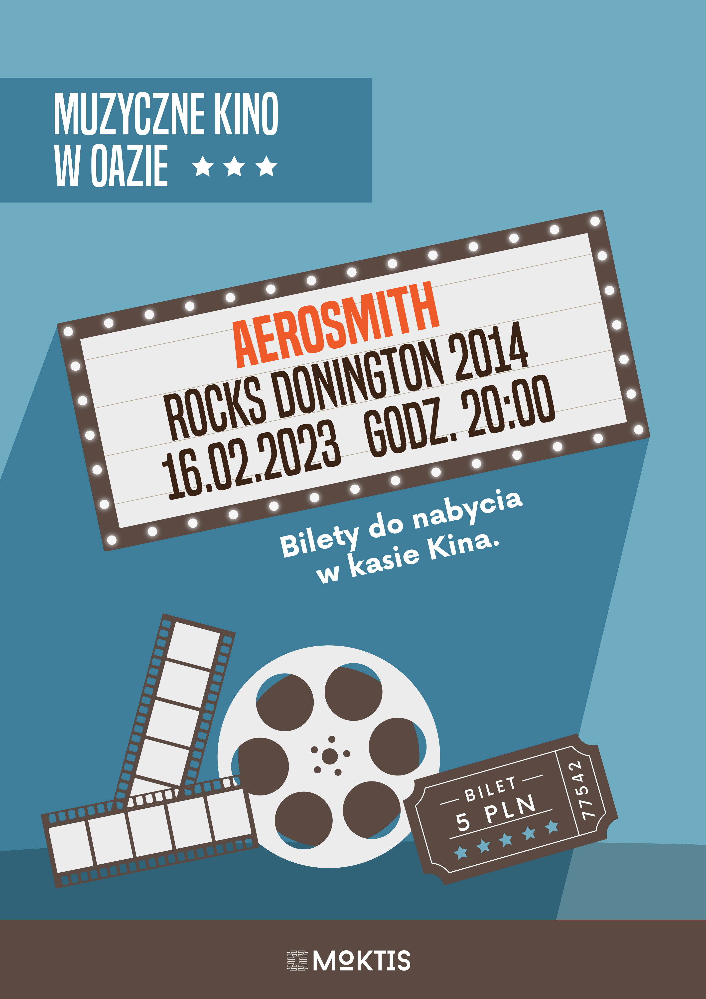 Plakat MUZYCZNE KINO W OAZIE: ROCKS DONINGTON 2014 132114