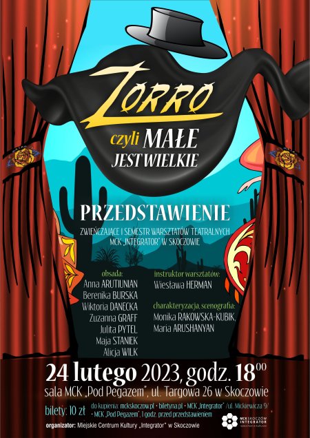 ZORRO czyli MAŁE JEST WIELKIE - dla dzieci