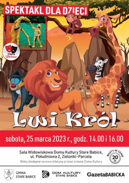 "Lwi Król" - Teatr Prima - dla dzieci