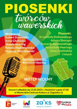 Koncert "Piosenki twórców wawerskich" - koncert