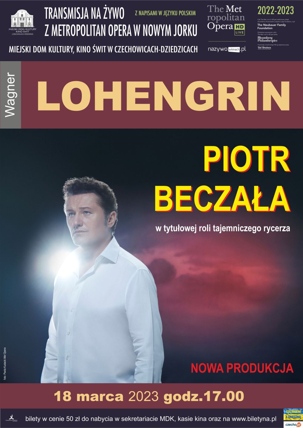 MET Lohengrin. Richard Wagner Bilety Online, Opis, Recenzje 2024