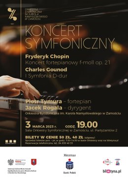 Koncert symfoniczny - Piotr Tymura, Jacek Rogala - koncert