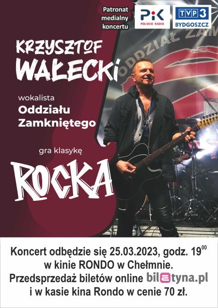 Krzysztof Wałecki - gra klasykę Rocka - koncert