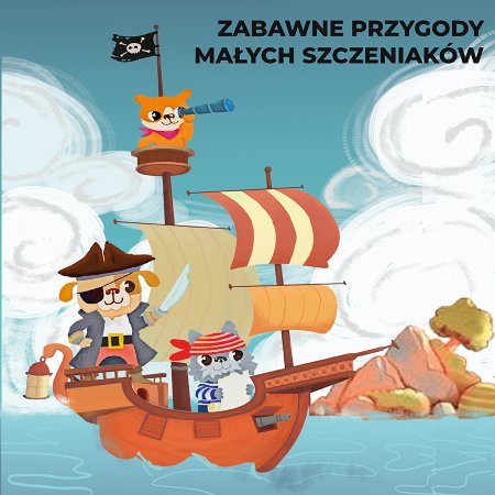 Zabawne przygody małych szczeniaków - dla dzieci