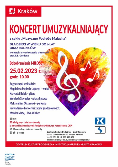 Koncert gordonowski - Bobobrzmienia MIŁOŚĆ - koncert