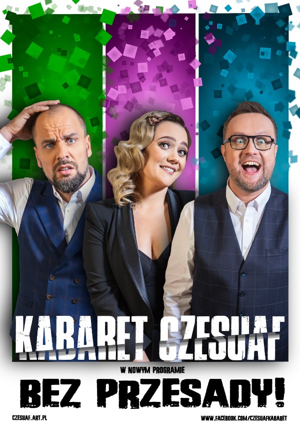 Plakat Kabaret Czesuaf - Bez przesady! 151941