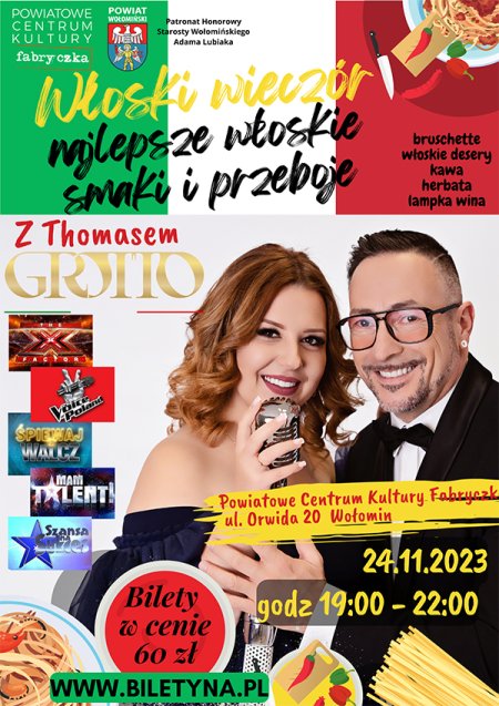 Włoski wieczór w Fabryczce - koncert