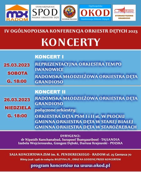 I Koncert Orkiestr Dętych - OKOD 2023 - koncert