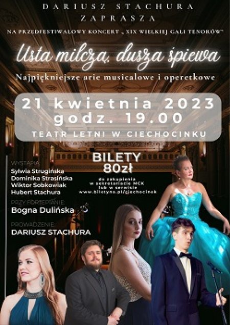 Usta milczą, dusza śpiewa... - Przedfestiwalowy koncert "XIX Wielkiej Gali Tenorów" - opera