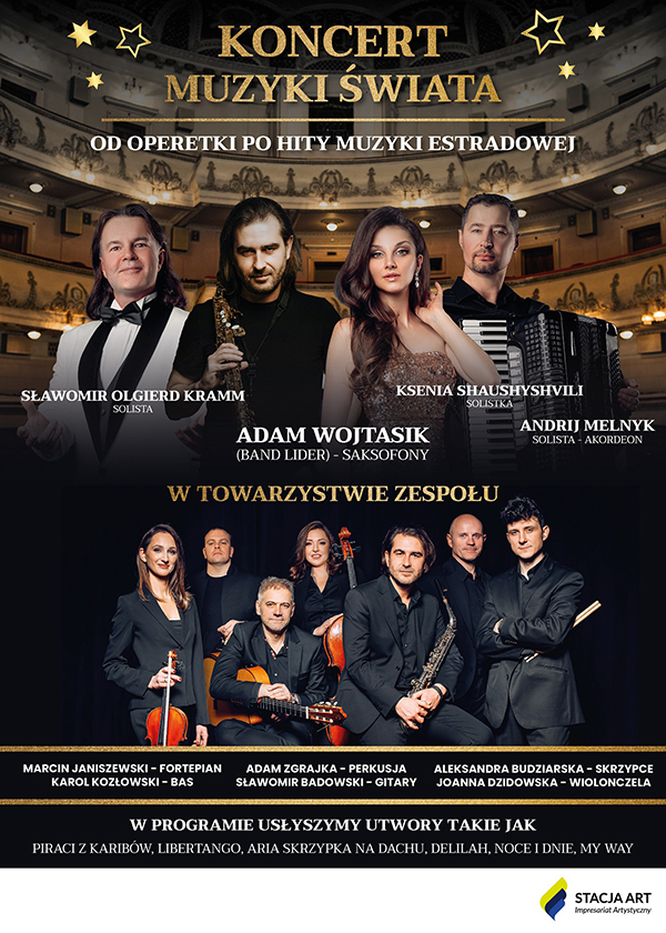 Plakat Koncert Muzyki Świata - Od Operetki po Hity Muzyki Estradowej 209236