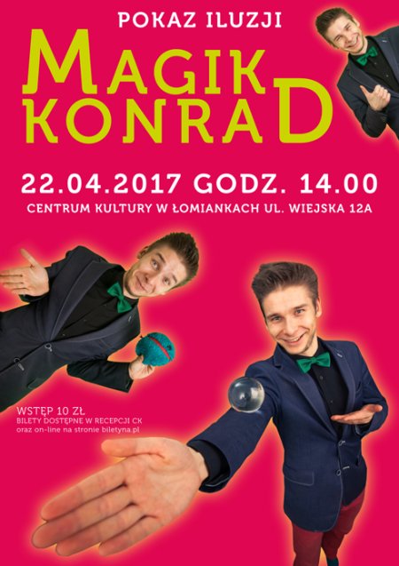 Pokaz Iluzji Magika Konrada - dla dzieci