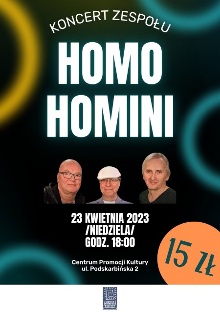 Koncert zespołu HOMO HOMINI - koncert