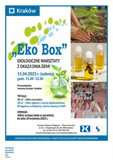 Eko Box, czyli ekologiczne warsztaty z okazji Dnia Ziemi - inne