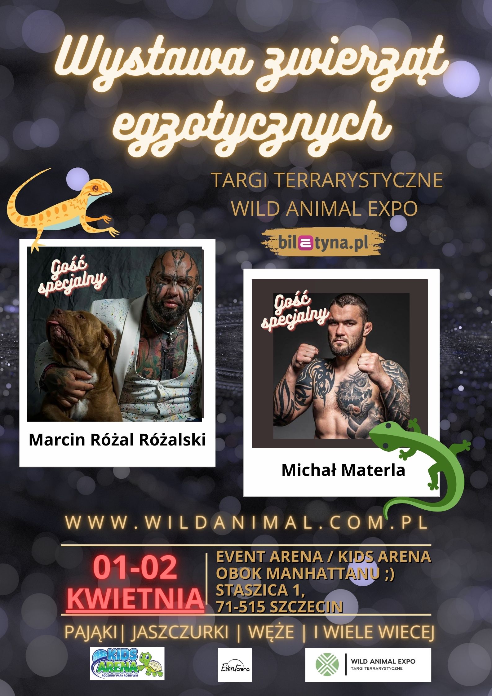 Wystawa zwierząt egzotycznych / Targi Terrarystyczne Wild Animal Expo