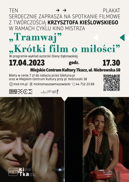 Cykl KINO MISTRZA - Tramwaj, Krótki film o miłości - inne