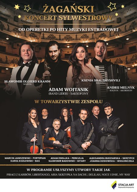 Żagański Koncert Sylwestrowy - Od Operetki po Hity Muzyki Estradowej - koncert