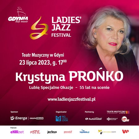 Krystyna Prońko “Lubię – Specjalne okazje” - Ladies’ Jazz Festival - festiwal