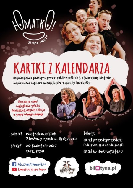 Łomatko! Razem z wymyWammy gramy Kartki z Kalendarza! - kabaret