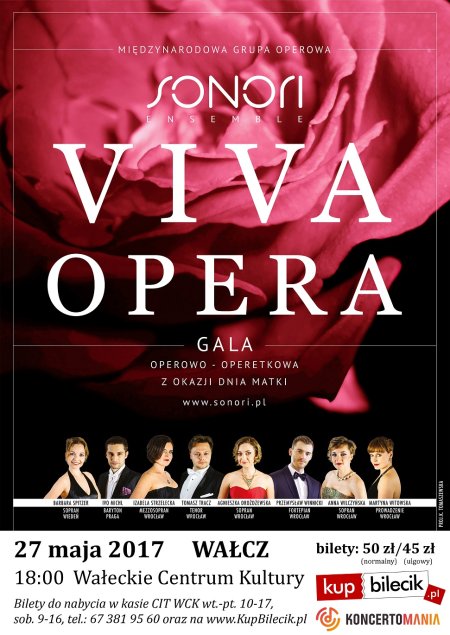 VIVA OPERA - KONCERT Z OKAZJI DNIA MATKI - koncert