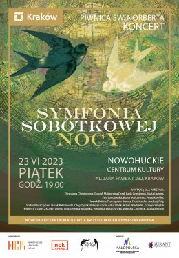 SYMFONIA SOBÓTKOWEJ NOCY Koncert Piwnicy Św. Norberta - koncert