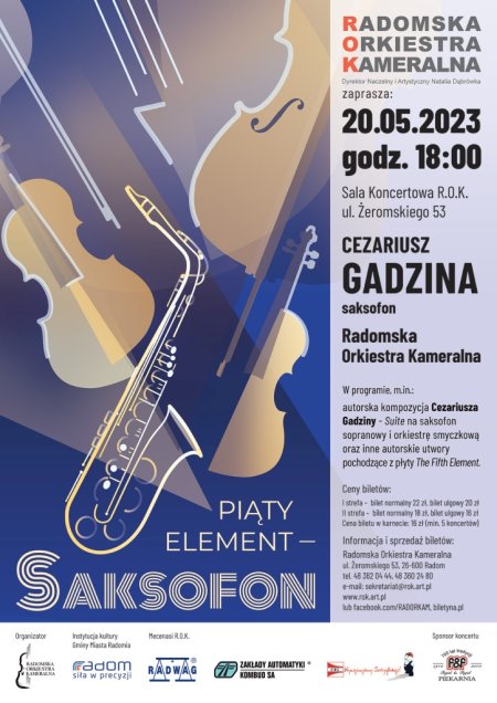 Piąty element – saksofon - koncert