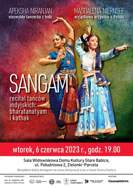 SANGAM Apeksha Niranjan i Magdalena Niernsee - recital tańców indyjskich - spektakl