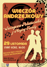 Wieczór Andrzejkowy „Swingowa Potańcówka z Playing Family"