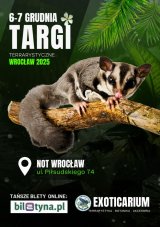 EXOTICARIUM Targi Terrarystyczne Wrocław dwudniowe 6-7 grudnia
