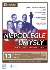 "Niepodległe umysły" - koncert z okazji Święta Niepodległości