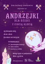 Andrzejki dla dzieci z Ciocią Klocią