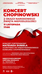 Koncert chopinowski z okazji Święta Niepodległości