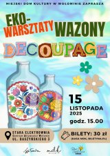Eko Warsztaty - Wazony Decoupage