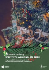 „Zimowe ozdoby” | kreatywne warsztaty dla dzieci