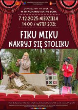 Spektakl dla dzieci "Fiku Miku nakryj się stoliku" - Teatr Echa w WCK Falenica
