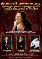 Muzyczna podróż z Nowego Jorku przez Paryż, Rzym do Wiednia - koncert noworoczny