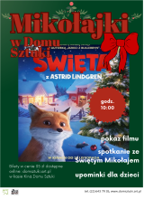 "Święta z Astrid Lindgren" + spotkanie ze Świętym Mikołajem