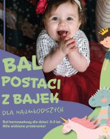 Karnawałowy bal postaci z bajek dla najmłodszych - Klub Super Mama