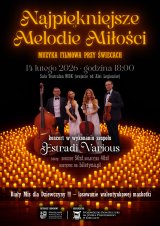 Walentynki Kielce WDK - "Najpiękniejsze Melodie Miłości" (do wyboru opcja z Kolacyjką Walentynkową)