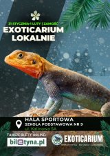 EXOTICARIUM LOKALNIE Targi Terrarystyczne Zamość dwudniowe 31 stycznia-1 luty