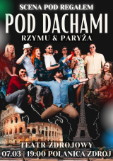 Pod dachami Rzymu & Paryża - Scena pod regałem