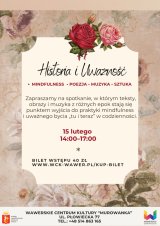 Historia i Uważność, warsztaty mindfulness 15.02.2026 g. 14:00 - WCK MUROWANKA