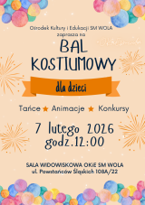 Bal karnawałowy dla dzieci - SM Wola