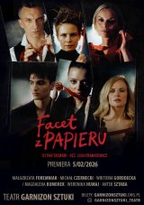 Facet z papieru