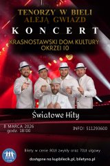 Koncert Tenorzy w Bieli "Aleją Gwiazd"